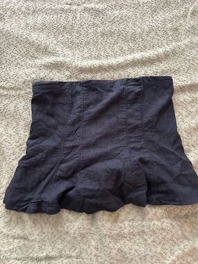 Abercrombie & Fitch Black Smocked Tube Top with Elasticized Waist